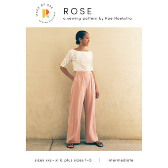 Made by Rae Rose Pants Sewing Pattern (printed paper pattern)