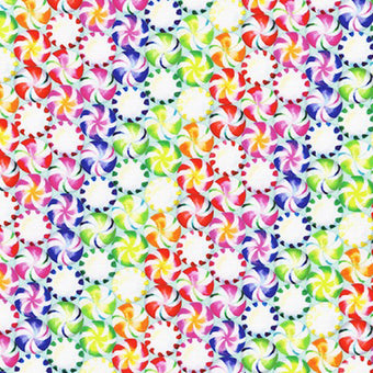Peppermint Candy in Rainbow