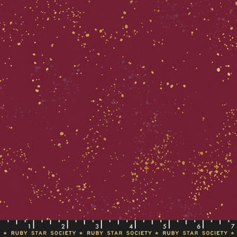 Ruby Star Society - Speckled in Wine Time Metallic - Quilting Cotton Fabric