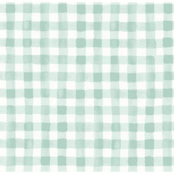 Rifle Paper Co. - Meadow Collection - Painted Gingham in Mint - Quilting Cotton Fabric