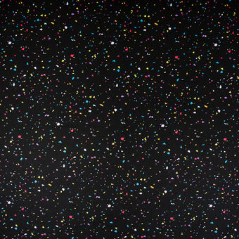 RJR Fabrics - Confetti in Multi on Black - Quilting Cotton Fabric