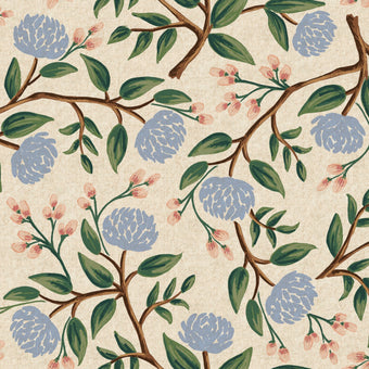 Rifle Paper Co. - Wildwood Collection - Peonies CANVAS in Cream