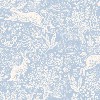 Rifle Paper Co. - Wildwood Collection - Fable in Blue - Quilting Cotton Fabric