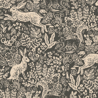 Rifle Paper Co. - Wildwood Collection - Fable CANVAS in Gray