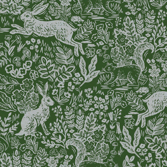Rifle Paper Co. - Wildwood Collection - Fable CANVAS in Leaf