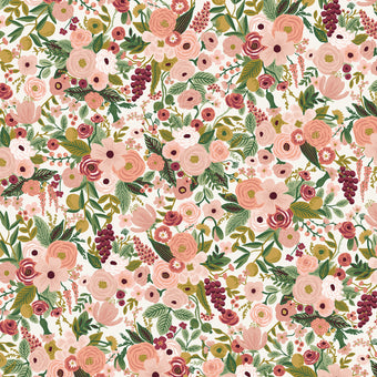 Rifle Paper Co. - Garden Party Collection - Petite Garden Party in Rose - Quilting Cotton Fabric