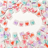 Woven Sew-In Labels - Valentine's Day Candy Heart Multipack (pack of 8)