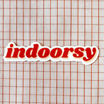 Indoorsy - Vinyl Sticker