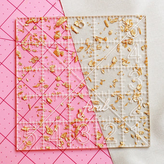 Feral Notions - Charm Square 5" Golden Quilting Ruler