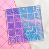 Feral Notions - Charm Square 5" Iridescent Quilting Ruler