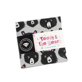 Ruby Star Society - Teddy and the Bears Collection - 42 piece 5" x 5" Square Charm Pack