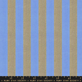 Ruby Star Society - Ooh Lucky Lucky Warp & Weft Wovens Collection - Clothesline Stripe in Golden