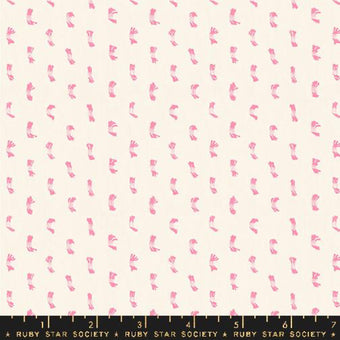 Ruby Star Society - Ooh Lucky Lucky Warp & Weft Wovens Collection - Flicker in Natural Pink