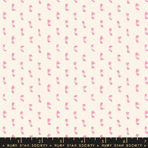 Ruby Star Society - Ooh Lucky Lucky Warp & Weft Wovens Collection - Flicker in Natural Pink