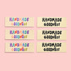 Woven Sew-In Labels - KATM - Handmade Goodness (pack of 6)