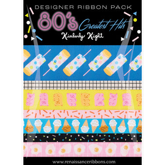 Ruby Star Society - Kimberly Kight for Renaissance Ribbon - 80's Greatest Hits Jacquard Ribbon Designer Pack