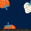 Ruby Star Society - Strawberry Collection - Strawberry 108" Wideback in Navy - Quilting Cotton Fabric