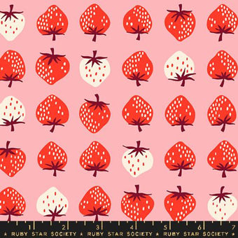 Ruby Star Society - Strawberry Collection - Strawberry in Balmy - Quilting Cotton Fabric