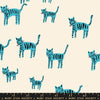 Ruby Star Society - Catnap Collection - Tiger Stripes in Turquoise - Quilting Cotton Sewing Fabric