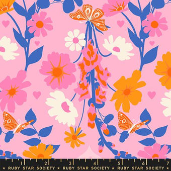 Ruby Star Society - Best Day Ever Collection - Foxgloves in Posy - quilting cotton sewing fabric