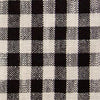 Small Checker 16" Toweling in Black