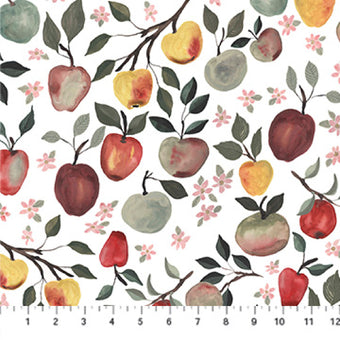 Apples in White / Multi