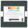 Robert Kaufman - Kona Cotton Stormy Skies Palette 42 piece 5" x 5" Square Charm Pack - quilting cotton sewing fabric