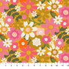 Floral CANVAS in Ochre