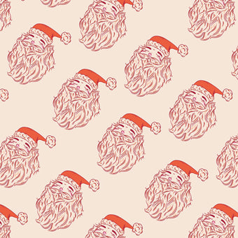 Art Gallery Fabrics - Christmas in Color Collection - Holiday Cheer in Cream - quilting cotton sewing fabric