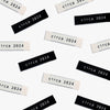 Woven Sew-In Labels - Circa 2024 (pack of 6)