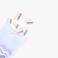 Kylie and the Machine (KATM) - Woven Sew-In Labels - Cute AF (pack of 6)