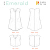 Made by Rae Emerald Dress Sewing Pattern (printed paper pattern)