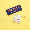 Woven Sew-In Labels - KATM - Grandma Made It / Grandma Loves You! (pack of 6)