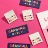 Woven Sew-In Labels - KATM - Grandma Made It / Grandma Loves You! (pack of 6)