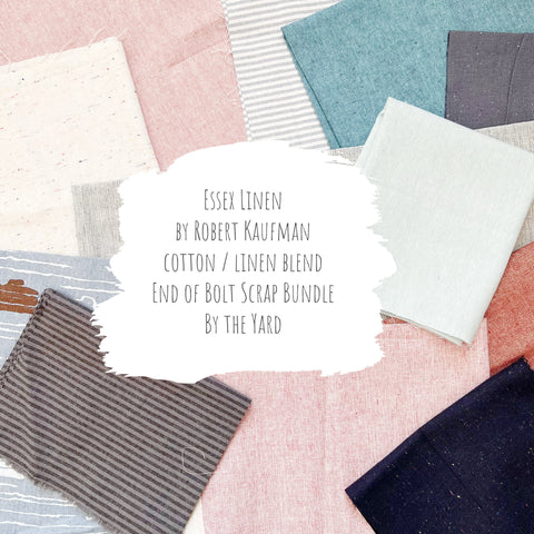 Essex (Cotton / Linen) - End of Bolt Scrap Bundle (By the Yard)