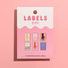 Woven Sew-In Labels - KATM - Metallic Mini Hands (pack of 6)