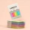 Woven Sew-In Labels - KATM - Quality Shit Neon (pack of 6)