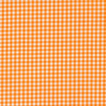 Robert Kaufman - Carolina Gingham 1/8" in Orange - woven quilting cotton fabric