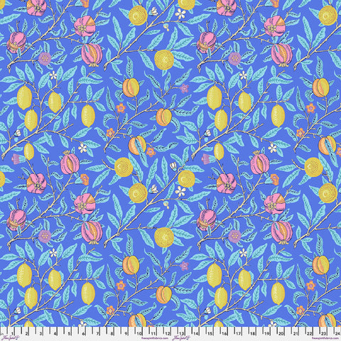 Kaffe x Morris & Co. - Fruit in Cobalt - Quilting Cotton Fabric