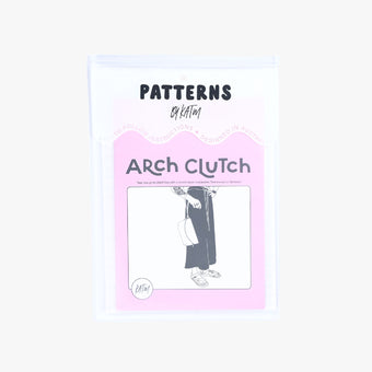 Kylie and the Machine (KATM) - Arch Clutch Sewing Pattern (printed paper)