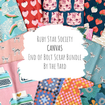 Ruby Star Society - Canvas End of Bolt Scrap Bundle (By the Yard)