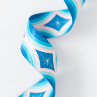 Ruby Star Society - Rattan Webbing 1.5" in Teal - By the Yard