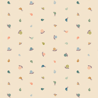 Art Gallery Fabrics - Slow Summer Collection - Shells in Pearl - Quilting Cotton Fabric