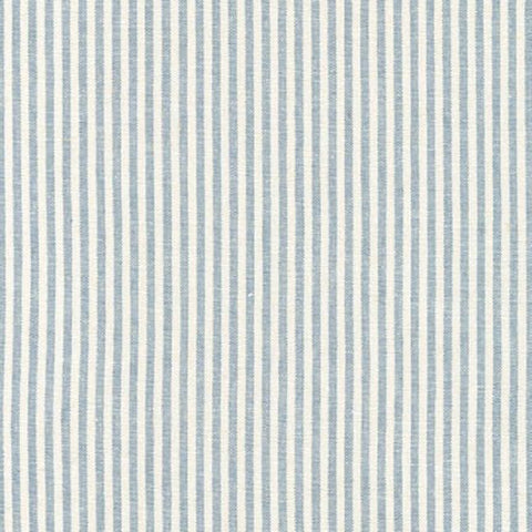 Essex Yarn Dyed Classic 1/8" Stripe (cotton / linen) in Chambray