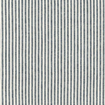 Essex Yarn Dyed Classic 1/8" Stripe (cotton / linen) in Indigo