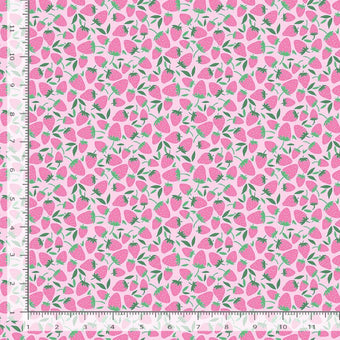 Dear Stella - Pineapple Crush Collection - Berry Sweet in Pink - Quilting Cotton Fabric