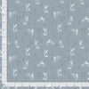 Dear Stella - Willow Collection by Clara Jean - Bunny Hop in Bluestone quilting cotton