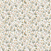 Dear Stella - Fall in Love Collection - Flower Power in Cream - quilting cotton sewing fabric