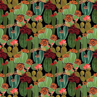 Dear Stella - Wild & Free Collection - Cactus Blooms in Multi - quilting cotton sewing fabric