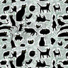 Dear Stella - Catwalk Collection - Cattitude in Multi - quilting cotton sewing fabric